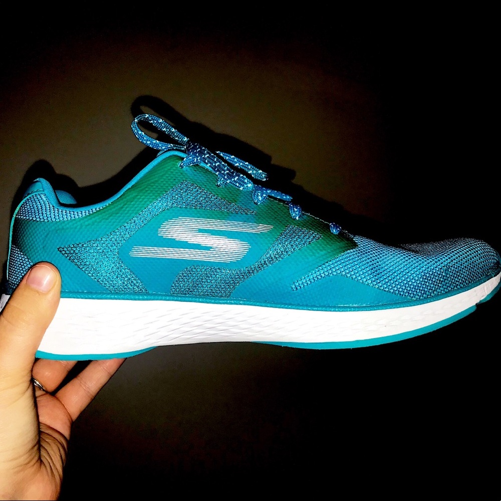 Turquoise Skechers 🦋